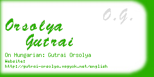 orsolya gutrai business card